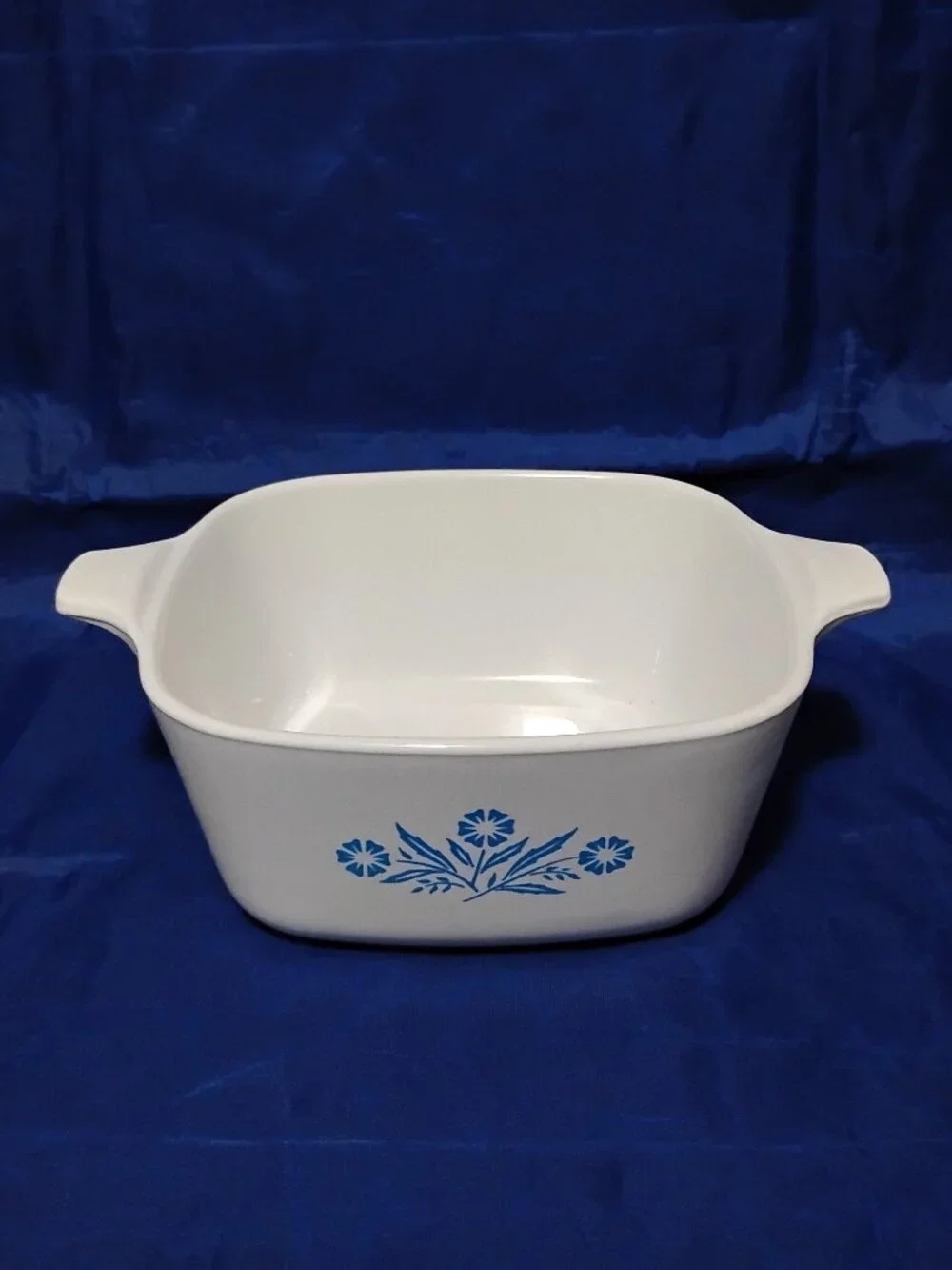 Vintage Corning Ware BLUE CORNFLOWER P-43-B 2 3/4 Cup Casserole Dish No Lid